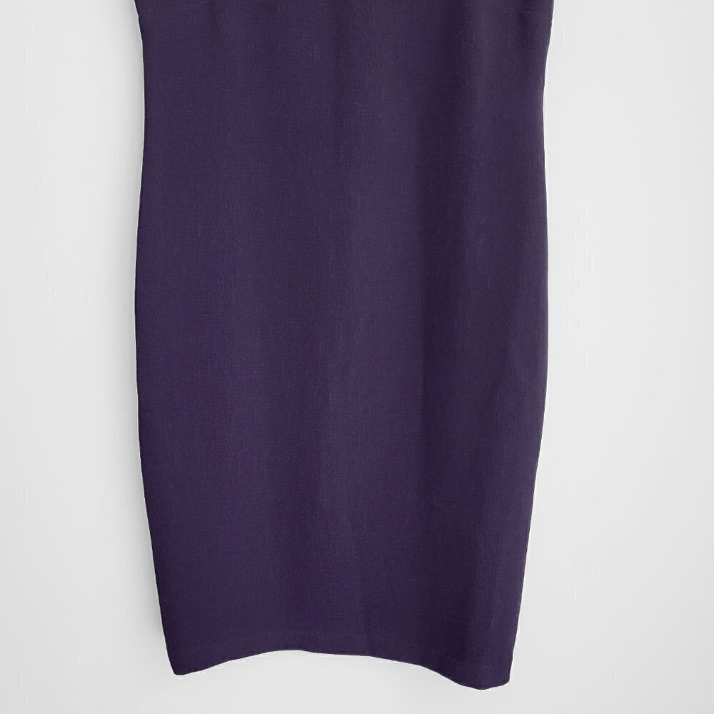 NWT Emmelle Blackberry Dark Purple Sleeveless Career Shift Dress - Picture 4 of 10